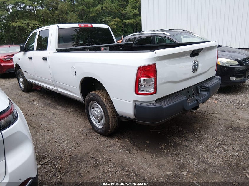 Vin: 3c6ur4hj6kg592487, lot: 46218495, ram 2500 tradesman  4x2 8' box 20193