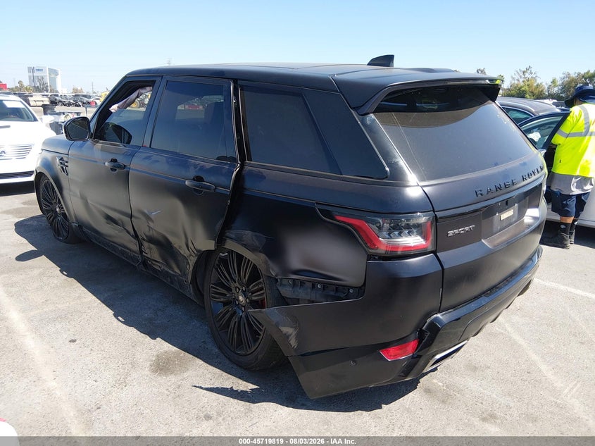 Vin: salwv2sv3ka841283, lot: 46218501, land rover range rover sport hse dynamic 20193