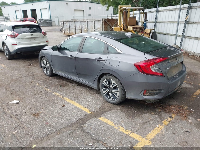 Vin: 19xfc1e3xhe002125, lot: 46218503, honda civic ex-t 20173