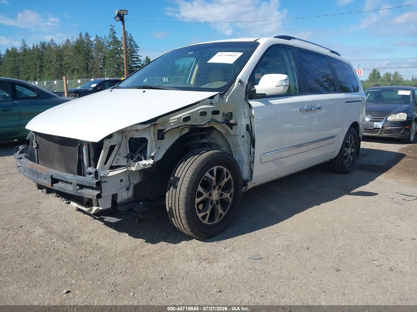 Vin: kndmh4c77e6564744, lot: 46218527, kia sedona ex 20142
