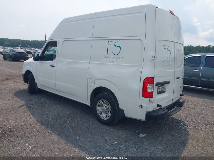 Vin: 1n6bf0ly1hn810516, lot: 46218558, nissan nv cargo nv2500 hd sv v6 20173