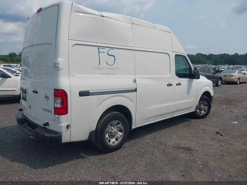 Vin: 1n6bf0ly1hn810516, lot: 46218558, nissan nv cargo nv2500 hd sv v6 20174