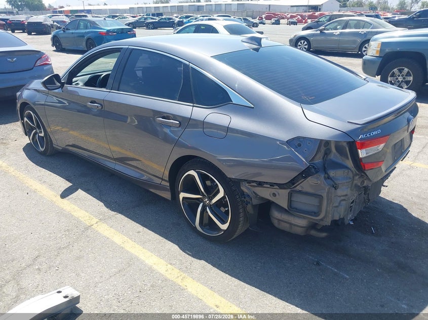 Vin: 1hgcv1f36la105258, lot: 46218578, honda accord sport 20203