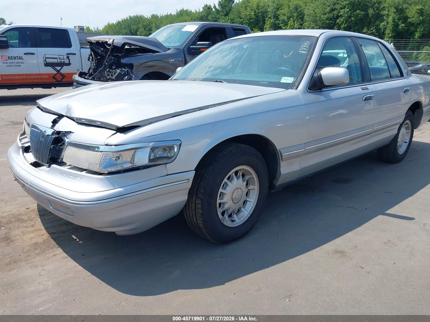 1996 Mercury Grand Marquis Ls/Bayshore, Удар спереду, IAAI, VIN 2MELM75W5TX7DD348 — фото 2