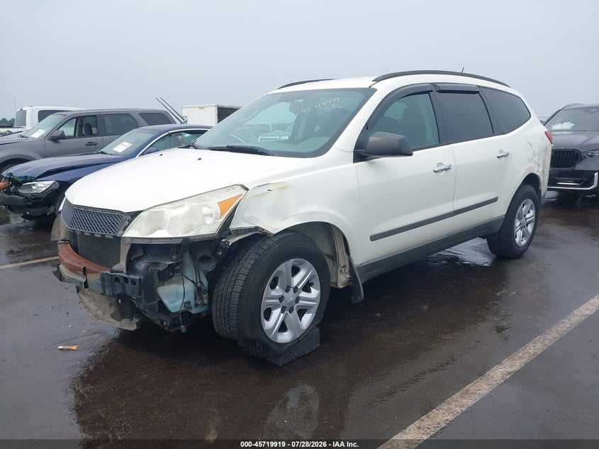 Vin: 1gnkreedxbj415810, lot: 46218601, chevrolet traverse ls 20112
