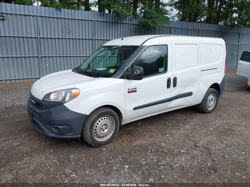 Vin: zfbhrfab0k6n89839, lot: 46218697, ram promaster city tradesman 20192