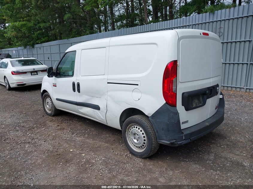 Vin: zfbhrfab0k6n89839, lot: 46218697, ram promaster city tradesman 20193