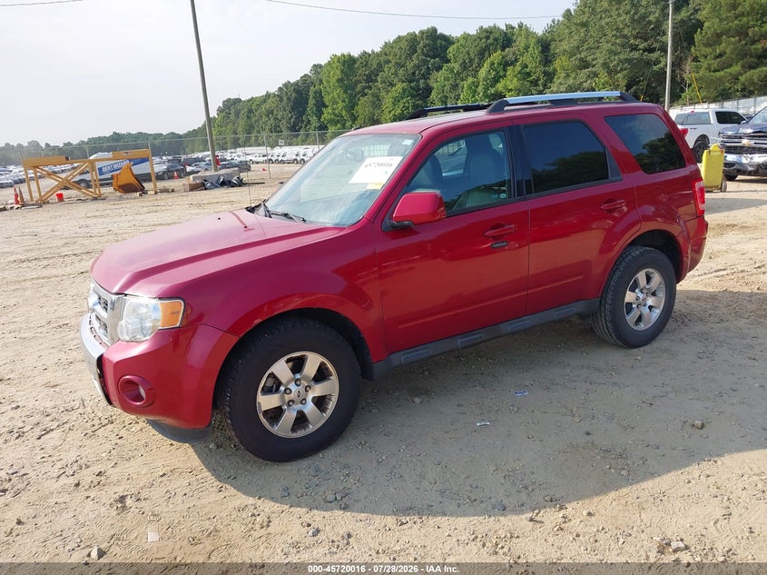 Vin: 1fmcu0eg2bkb84920, lot: 46218698, ford escape limited 20112