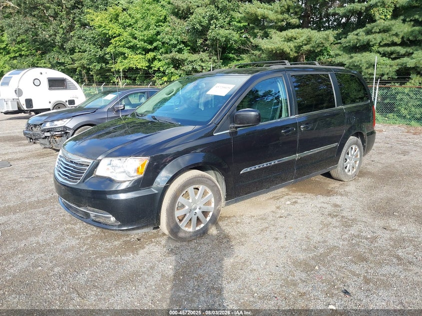 Vin: 2c4rc1bg2gr221002, lot: 46218707, chrysler town & country touring 20162