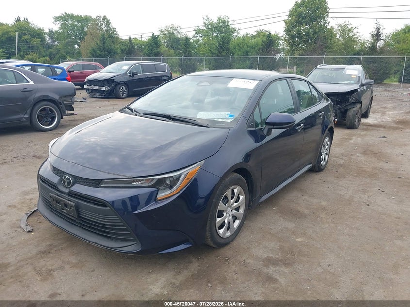 Vin: 5yfb4mde5sp266844, lot: 46218729, toyota corolla le 20252