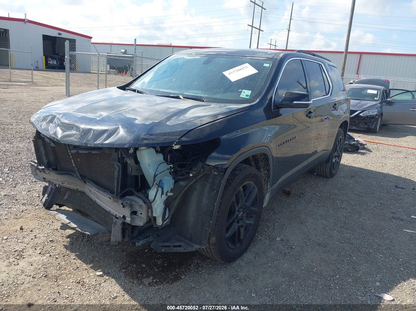 2020 Chevrolet Traverse Fwd Lt Leather, Front End, IAAI, VIN 1GNERHKW6LJ231907 — photo 2