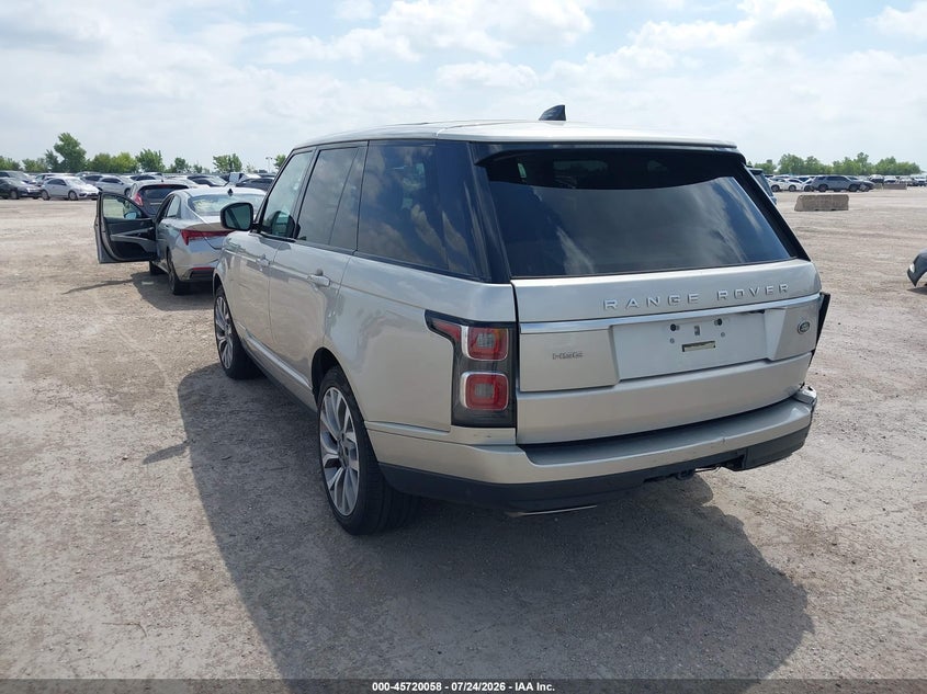 Vin: salgs2sv0ja515923, lot: 46218740, land rover range rover 3.0l v6 supercharged hse 20183