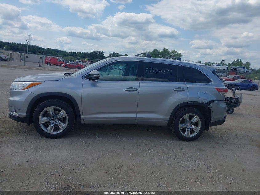 2016 TOYOTA HIGHLANDER SPORT UTILITY VEHICLE 3.5L V-6 DOHC, VVT, 270HP