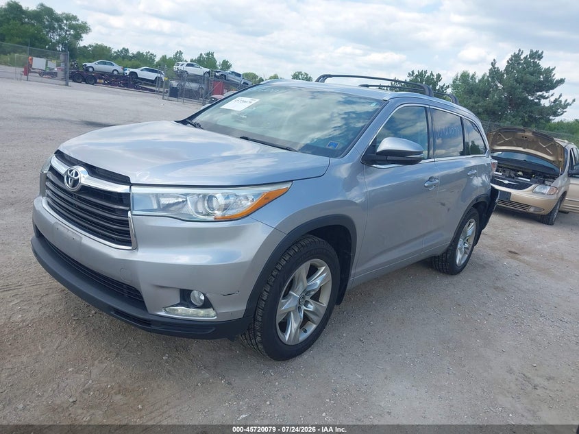 Vin: 5tddkrfh0gs334551, lot: 46218761, toyota highlander limited v6 20162