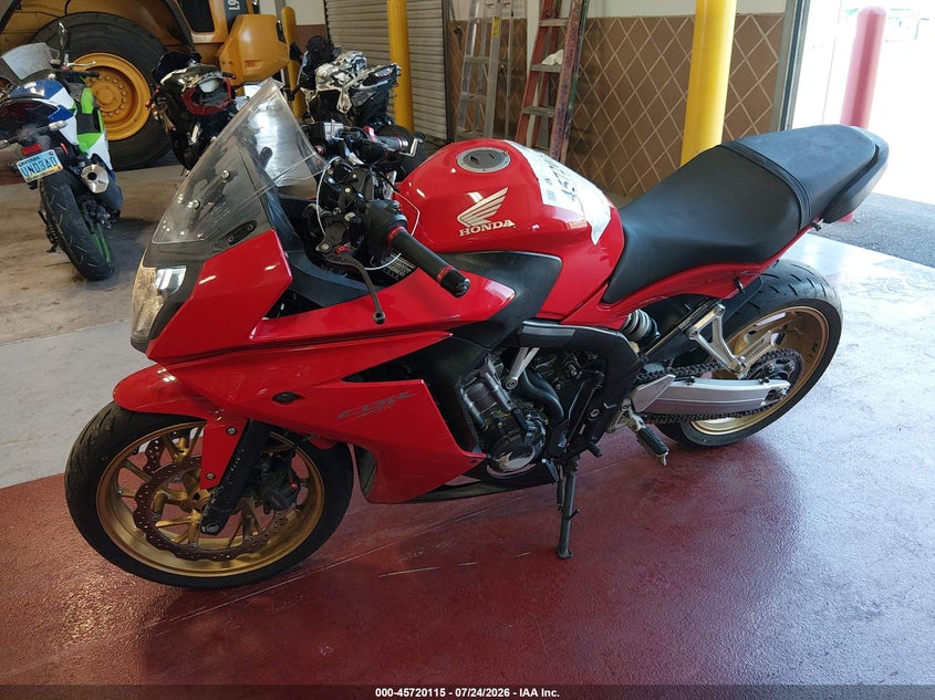 2014 HONDA CBR650 auction photo 2