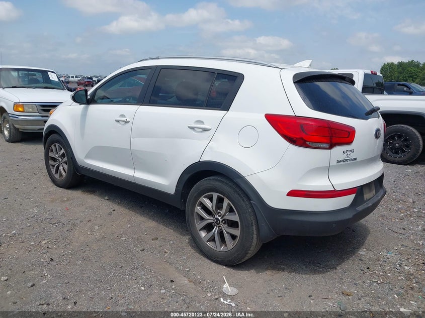 Vin: kndpb3ac7e7566321, lot: 46218805, kia sportage lx 20143