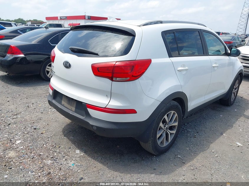Vin: kndpb3ac7e7566321, lot: 46218805, kia sportage lx 20144