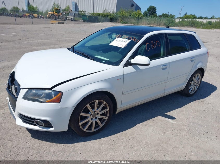 Vin: waukjafm8ba121407, lot: 46218892, audi a3 2.0 tdi premium 20112