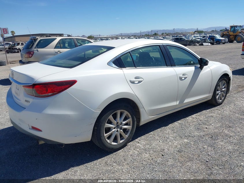 Vin: jm1gj1u51g1407823, lot: 46218902, mazda mazda6 i sport 20164