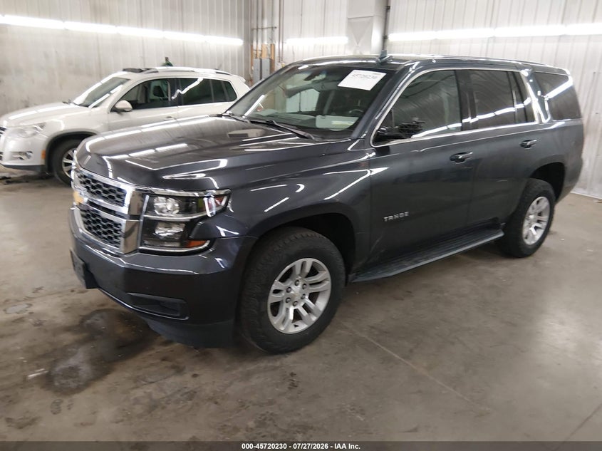 Vin: 1gnskakc5kr371841, lot: 46218912, chevrolet tahoe ls 20192