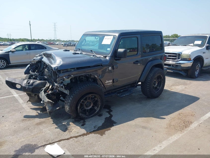 Vin: 1c4hjxagomw511201, lot: 46218914, jeep wrangler sport 20212