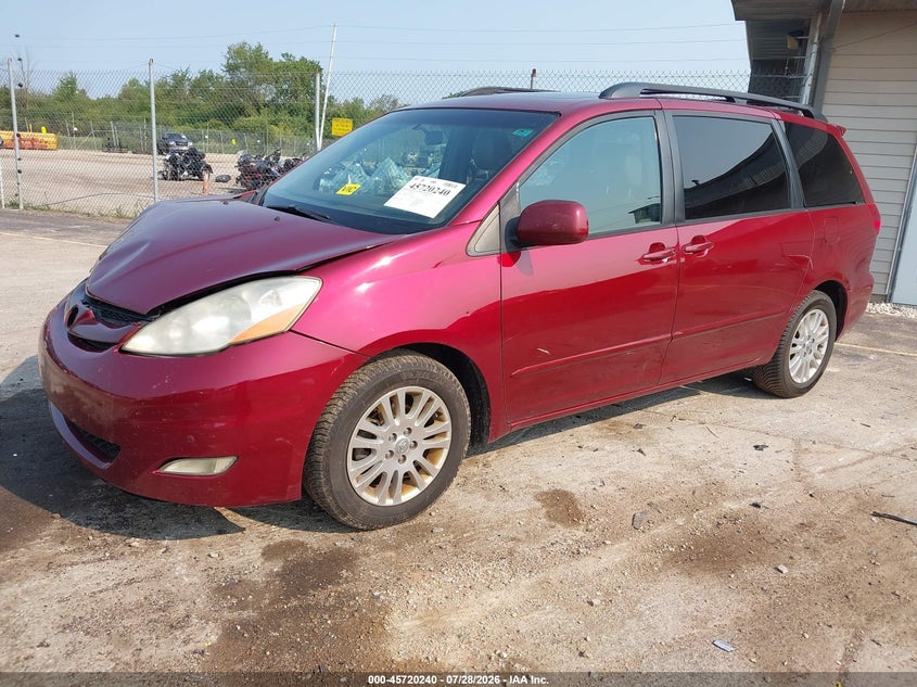 Vin: 5tdyk4cc2as332871, lot: 46218922, toyota sienna xle 20102