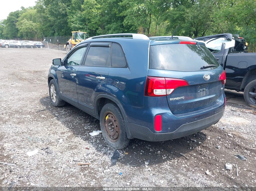 Vin: 5xyktda78fg579809, lot: 46218930, kia sorento lx v6 20153
