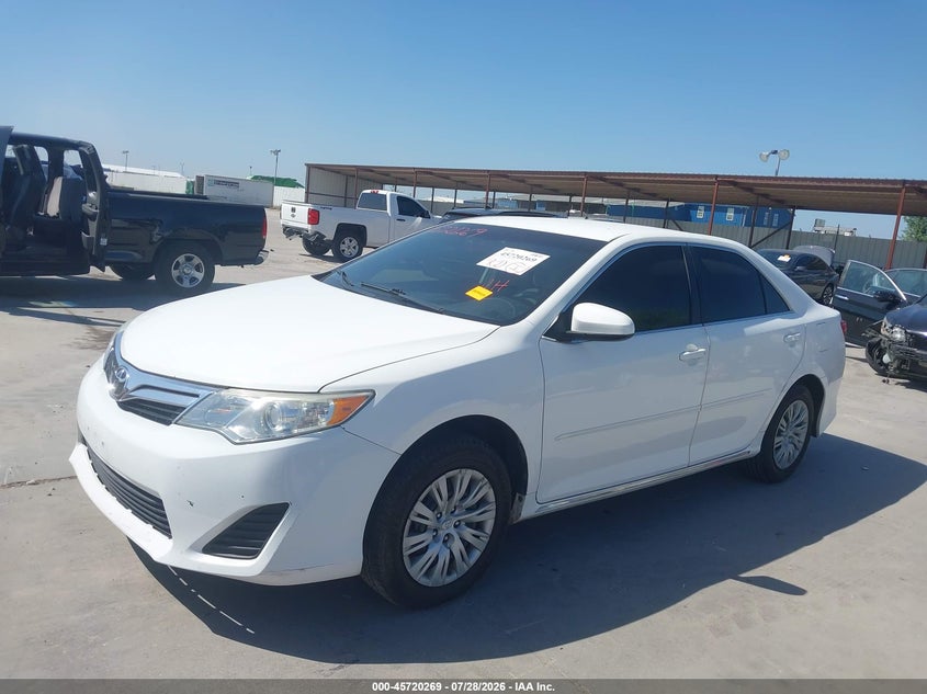 Vin: 4t4bf1fkxdr300022, lot: 46218951, toyota camry le 20132