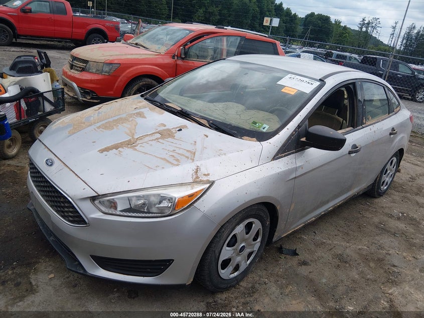 Vin: 1fadp3e24jl203133, lot: 46218970, ford focus s 20182