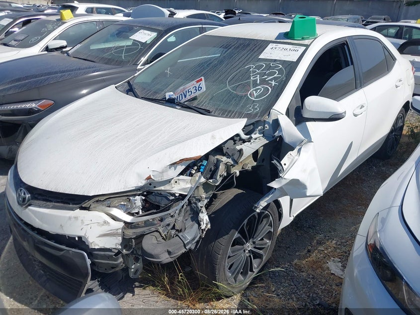 2015 TOYOTA COROLLA SEDAN 1.8L I-4 DOHC, VVT, 132HP