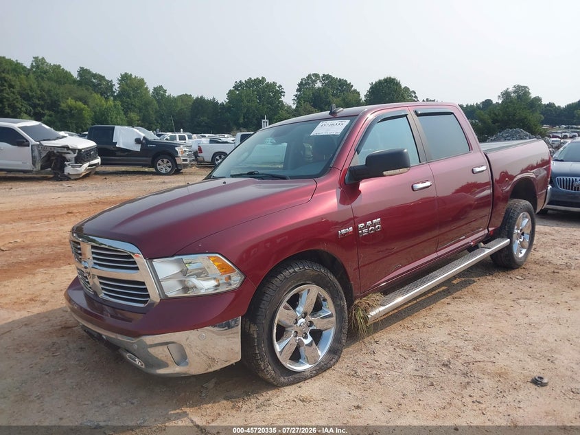 Vin: 3c6rr7lt7jg152423, lot: 46219017, ram 1500 big horn  4x4 5'7 box 20182