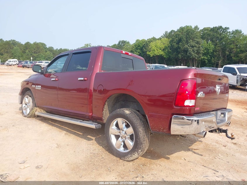 Vin: 3c6rr7lt7jg152423, lot: 46219017, ram 1500 big horn  4x4 5'7 box 20183