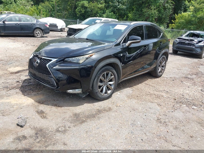 Vin: jtjyarbz2g2023954, lot: 46219028, lexus nx 200t f sport 20162