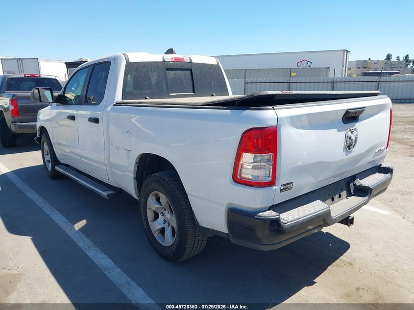 Vin: 1c6srfct4kn611122, lot: 46219035, ram 1500 tradesman  4x4 6'4 box 20193
