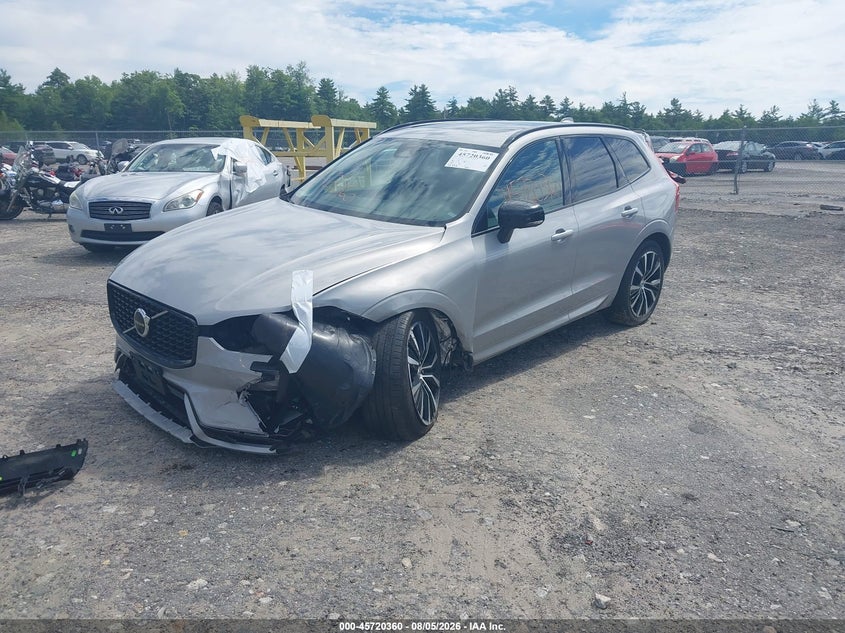 Vin: yv4l12rwxp1336320, lot: 46219042, volvo xc60 b5 plus dark theme 20232