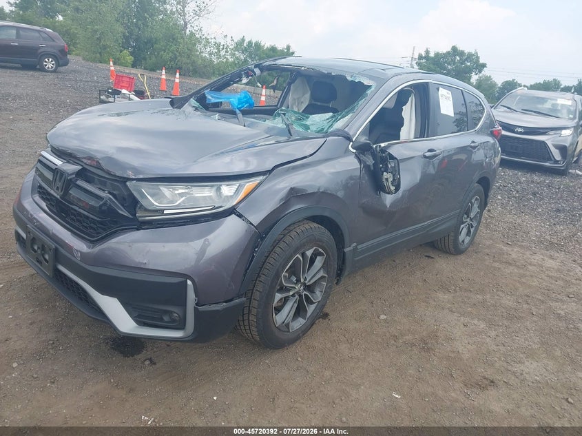 Vin: 7farw2h87ne041833, lot: 46219074, honda cr-v awd ex-l 20222