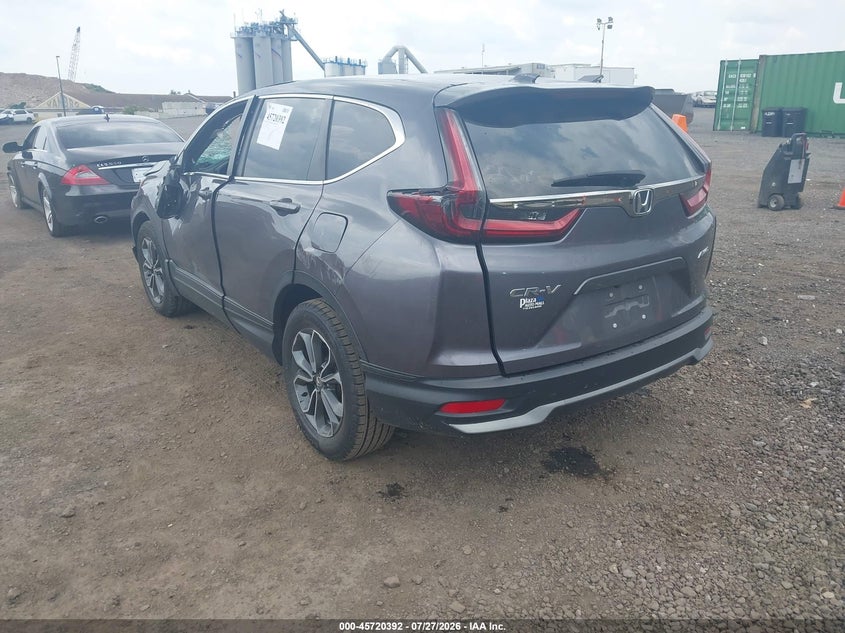 Vin: 7farw2h87ne041833, lot: 46219074, honda cr-v awd ex-l 20223