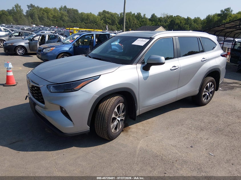 Vin: 5tdkdrbh0ss588423, lot: 46219082, toyota highlander xle 20252