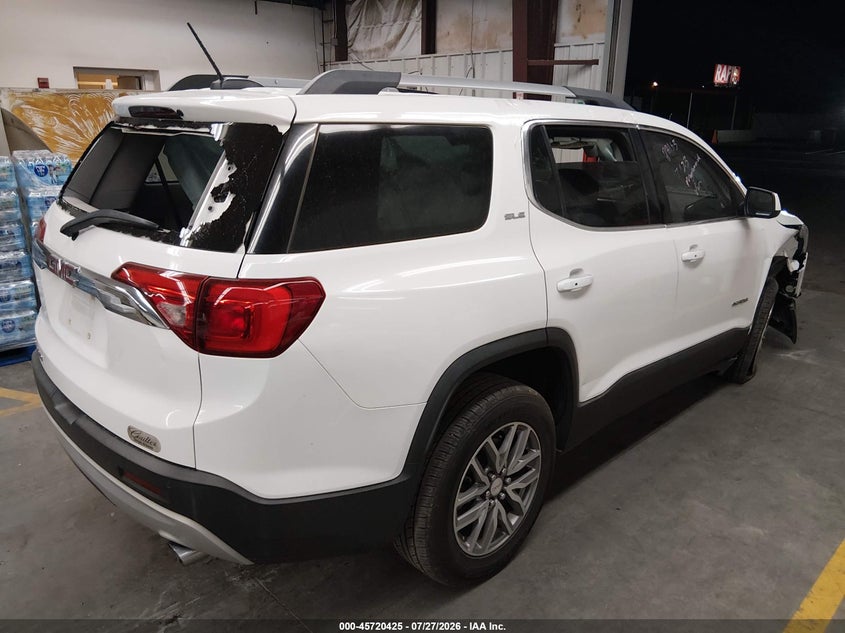 Vin: 1gkknlls8jz232372, lot: 46219107, gmc acadia sle-2 20184