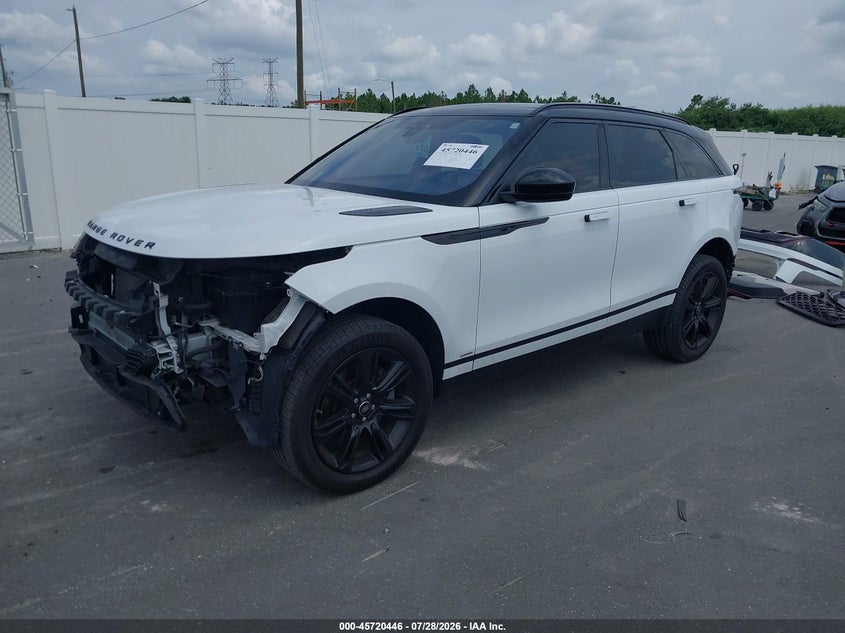 Vin: salyl2rv8ja759312, lot: 46219128, land rover range rover velar p380 se r-dynamic 20182