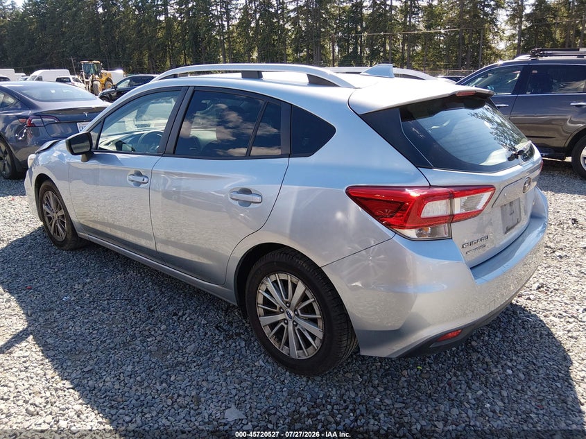 Vin: 4s3gtad69j3720715, lot: 46219209, subaru impreza 2.0i premium 20183