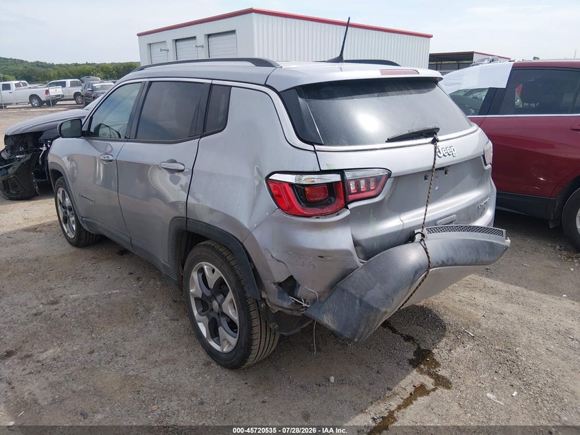 Vin: 3c4njccbxkt819329, lot: 46219217, jeep compass limited fwd 20193