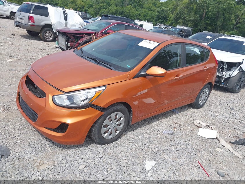 Vin: kmhct5ae6hu326509, lot: 46219236, hyundai accent se 20172