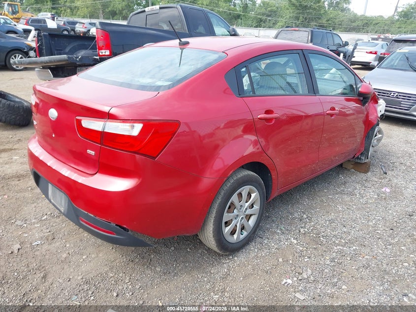 Vin: knadm4a30d6218137, lot: 46219237, kia rio lx 20134