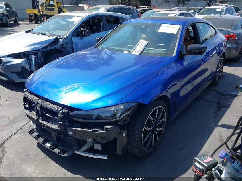 Vin: wby23hd0xsfu18587, lot: 46219244, bmw i4 gran coupe edrive40 20252