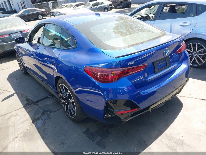 Vin: wby23hd0xsfu18587, lot: 46219244, bmw i4 gran coupe edrive40 20253