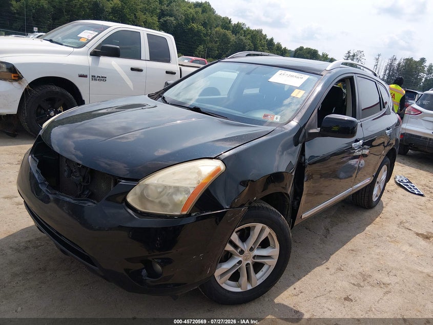 2013 Nissan Rogue Sv, Front End, IAAI, VIN JN8AS5MV0DW621666 — photo 2