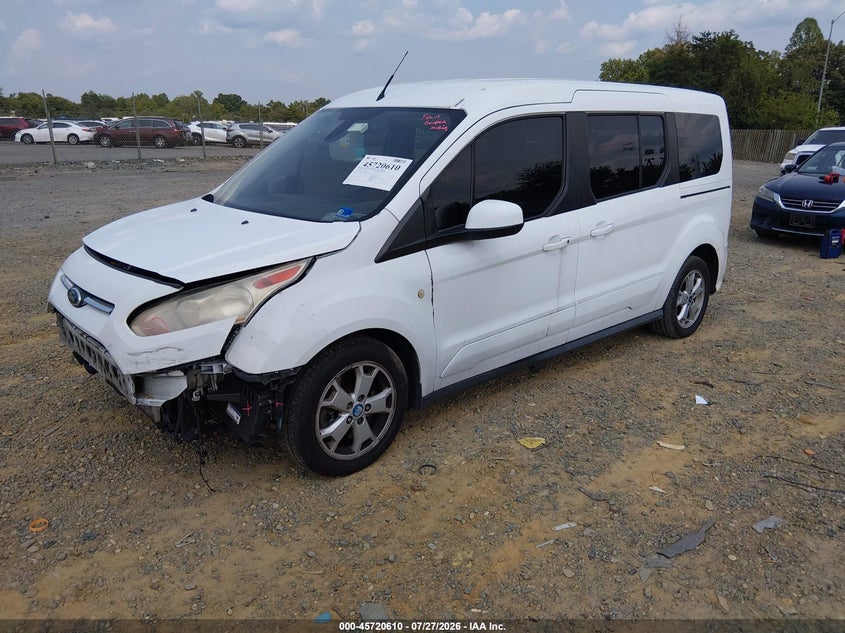 Vin: nm0ge9g71e1141701, lot: 46219292, ford transit connect titanium 20142