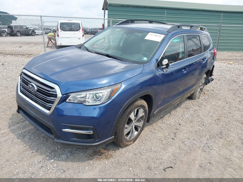 Vin: 4s4wmafd5l3455567, lot: 46219313, subaru ascent premium 20202