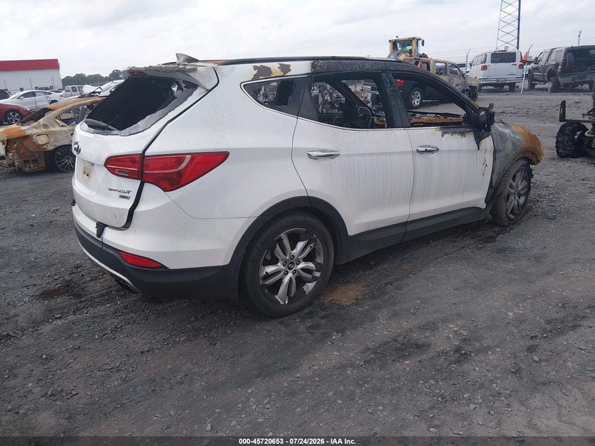 2013 HYUNDAI SANTA FE auction photo 4